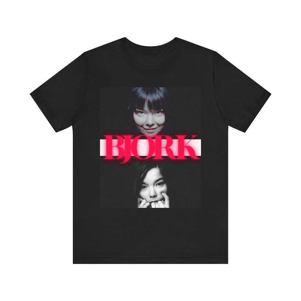 Bjork Iconic Portrait Art Pop Music Fan T-Shirt